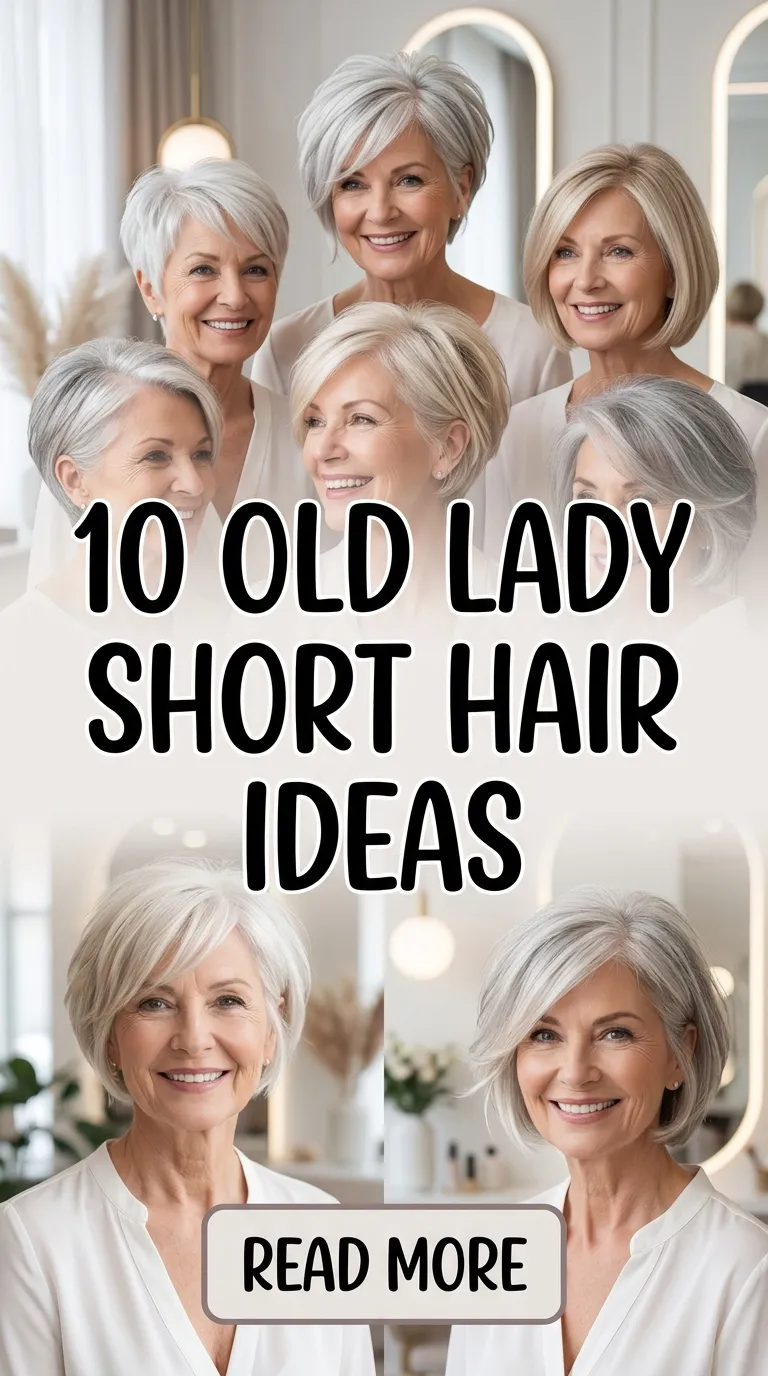 10 Old Lady Short Hair Ideas