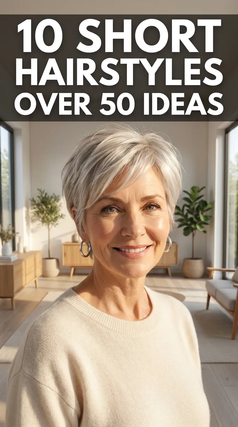 10 Short Hairstyles Over 50 Ideas