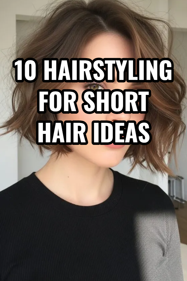 10 Hairstyling For Short Hair Ideas