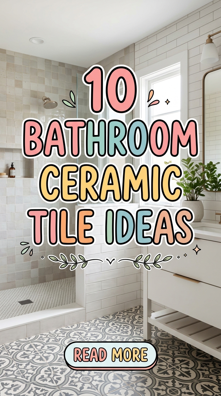 10 Bathroom Ceramic Tile Ideas