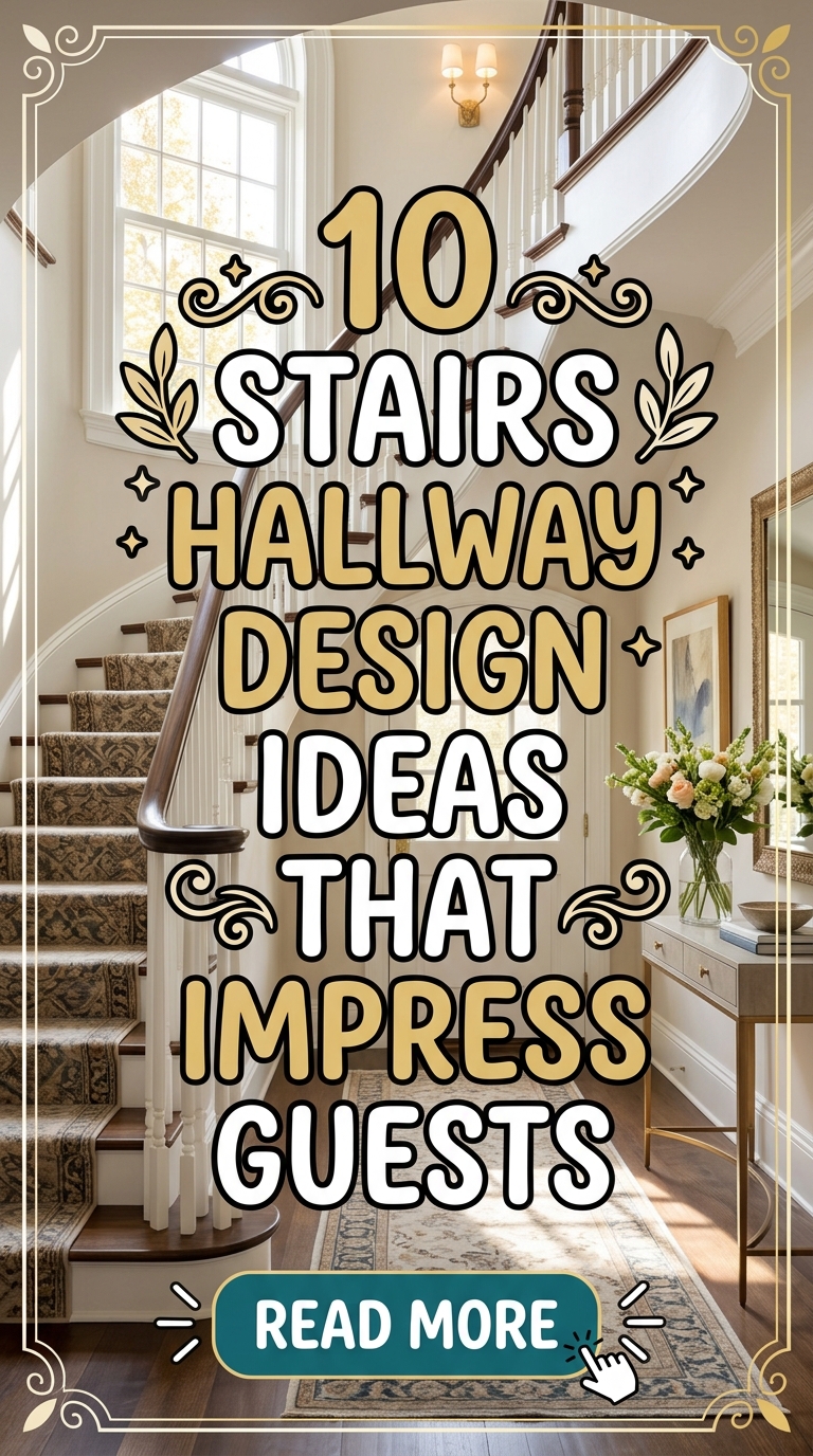 10 Stairs Hallway Design Ideas That Impress Guests