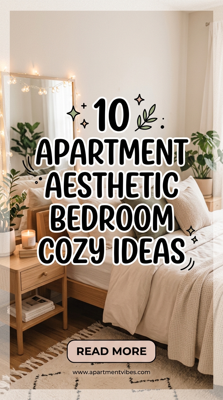 10 Apartment Aesthetic Bedroom Cozy Ideas