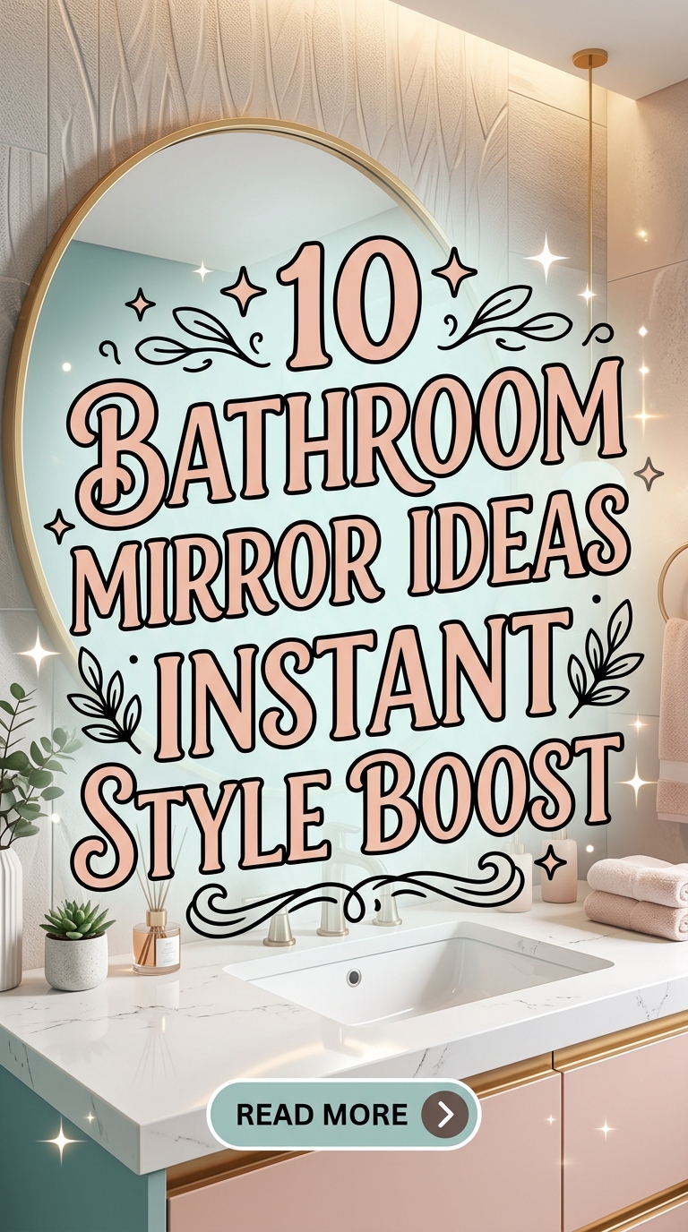 10 Bathroom Mirror Ideas Instant Style Boost
