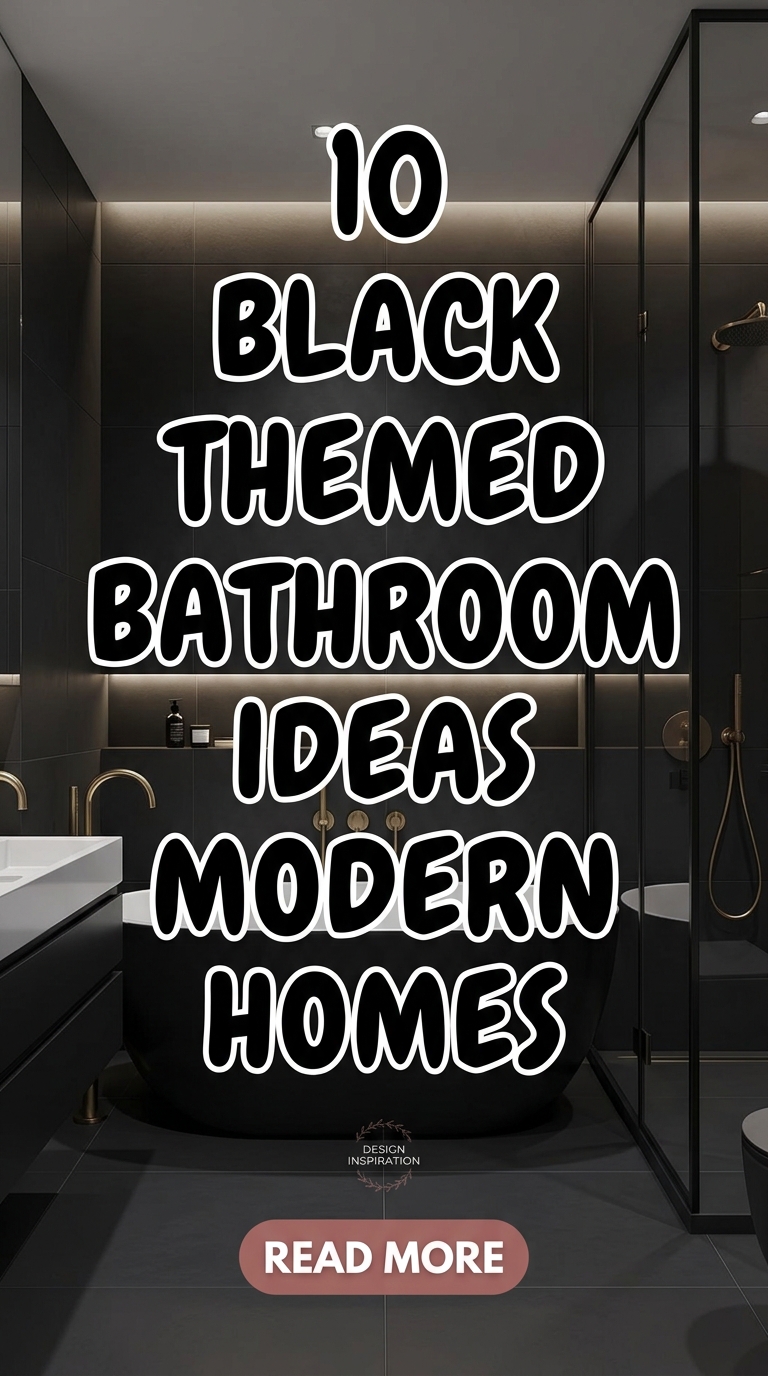 10 Black Themed Bathroom Ideas Modern Homes