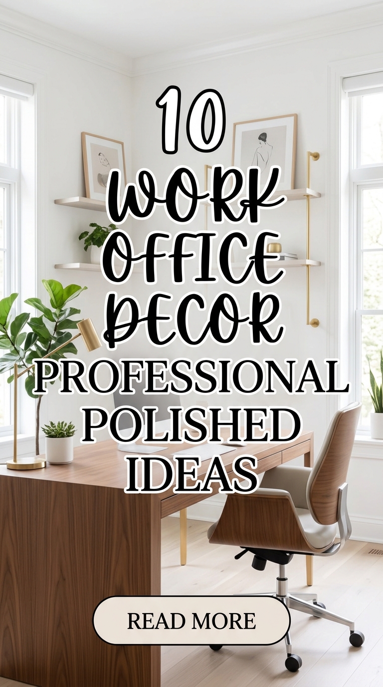 10 Work Office Decor Professional Polished Ideas