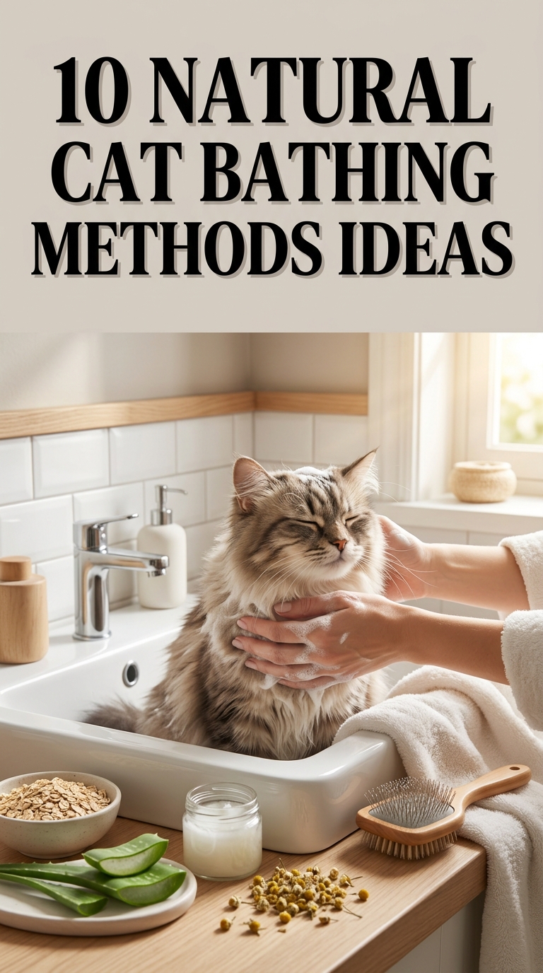 10 Natural Cat Bathing Methods Ideas