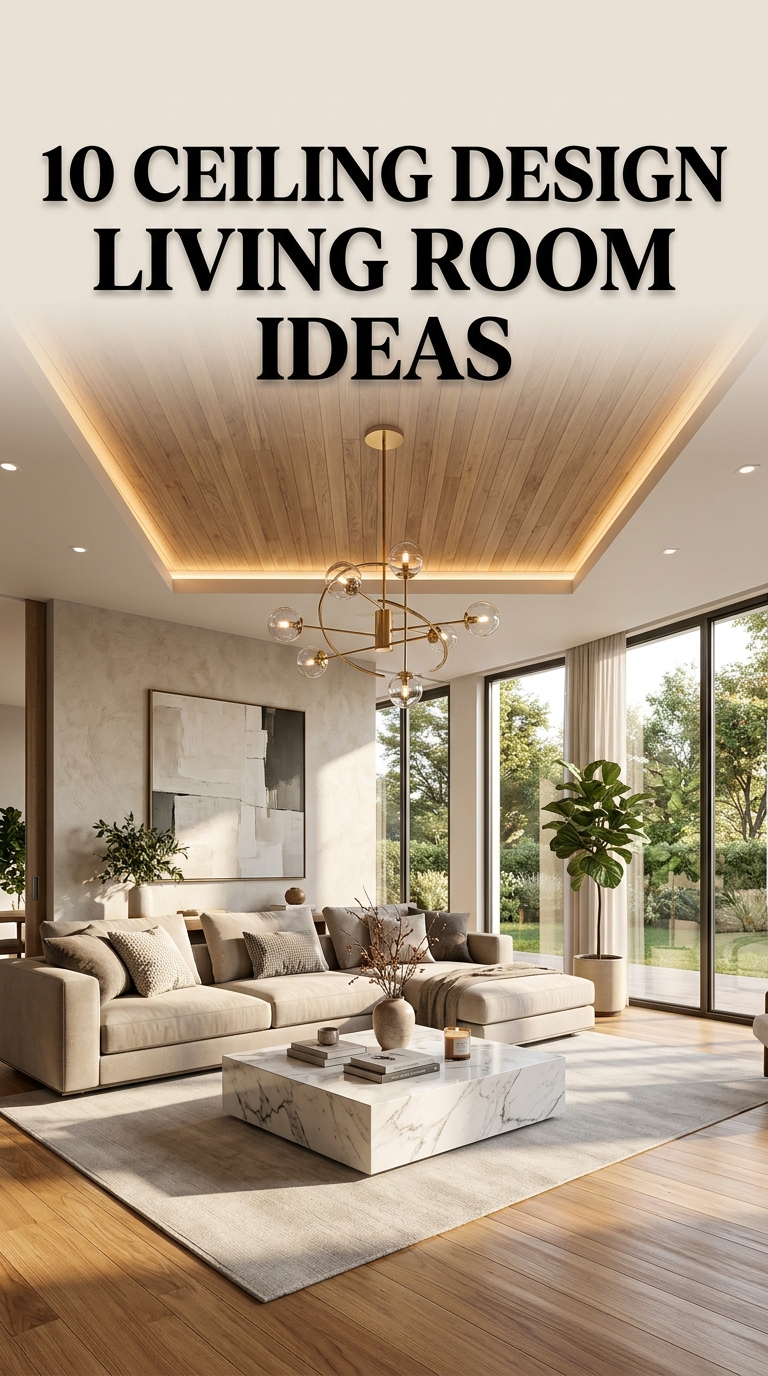 10 Ceiling Design Living Room Ideas
