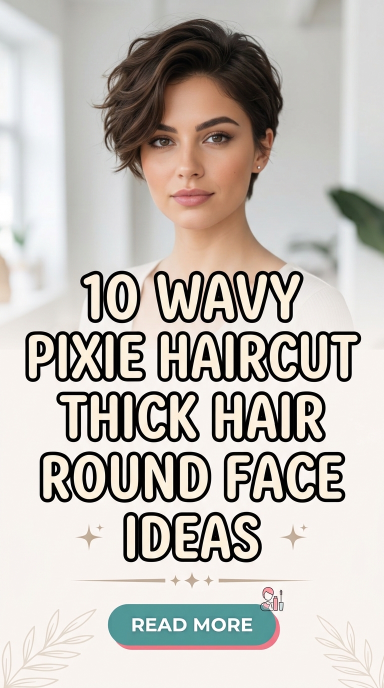 10 Wavy Pixie Haircut Thick Hair Round Face Ideas