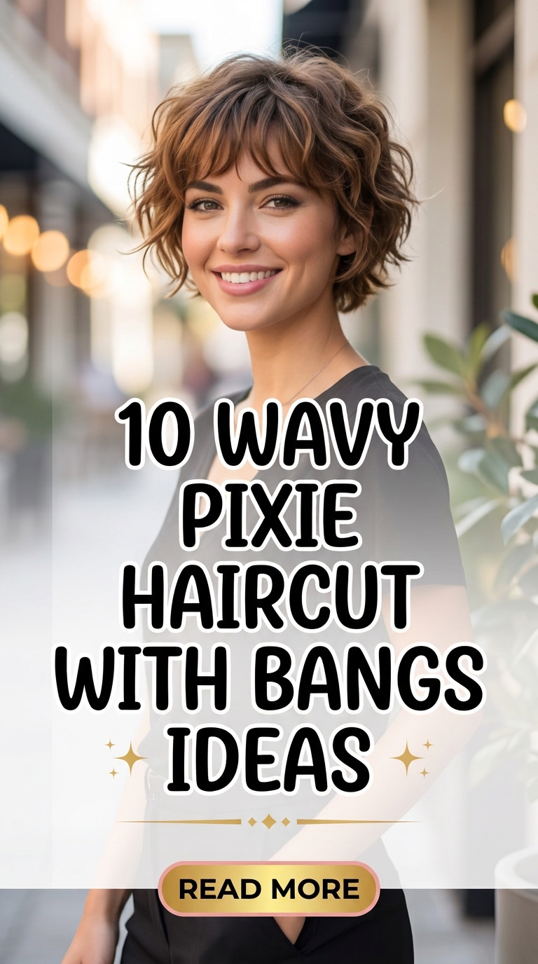 10 Wavy Pixie Haircut With Bangs Ideas
