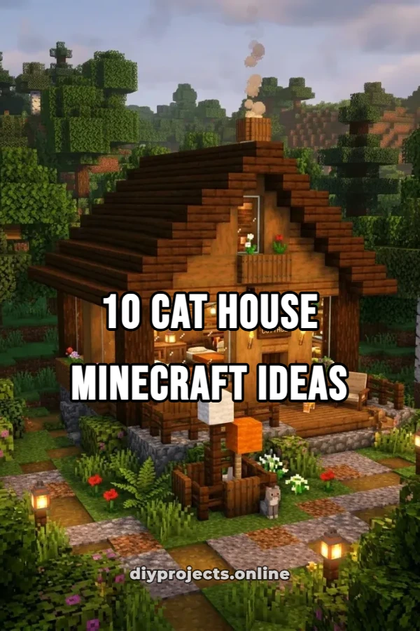 10 Cat House Minecraft Ideas