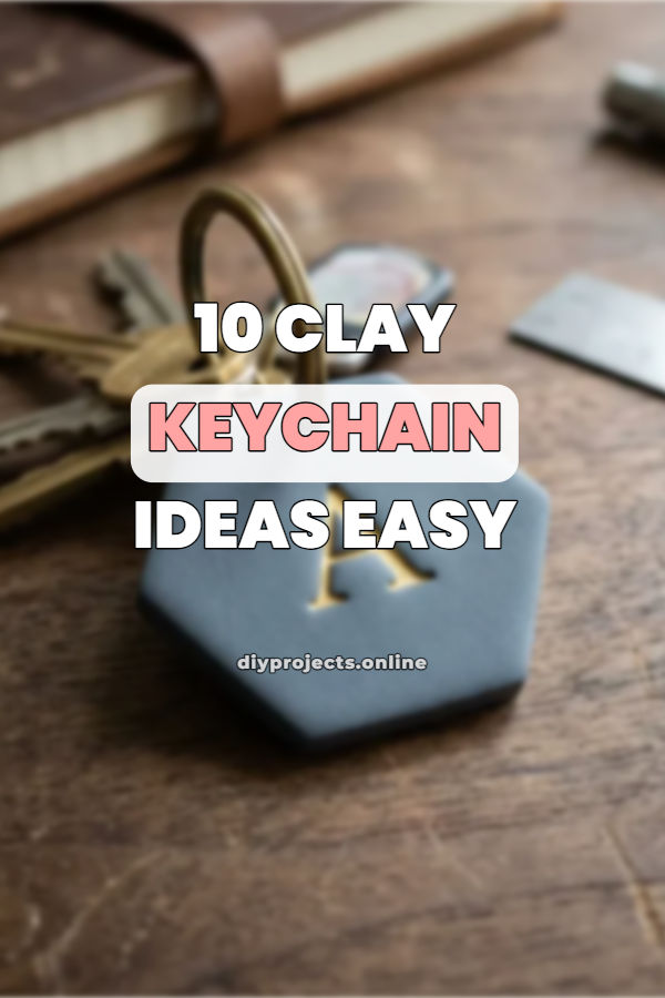 10 Clay Keychain Ideas Easy