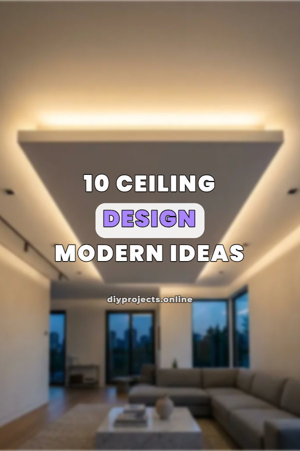 10 Ceiling Design Modern Ideas